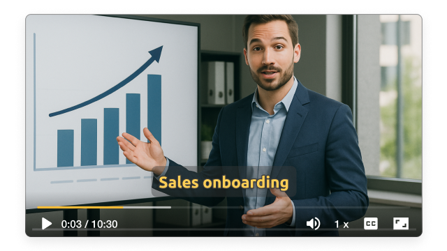 Sales Onboarding Video Generator